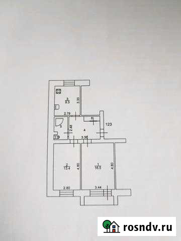 2-комнатная квартира, 51 м², 1/5 эт. на продажу в Городищах Городищи - изображение 1