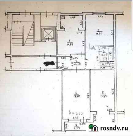3-комнатная квартира, 70 м², 1/9 эт. на продажу в Элисте Элиста