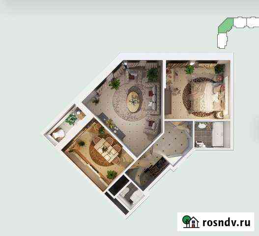 2-комнатная квартира, 61 м², 11/25 эт. на продажу в Котельниках Котельники