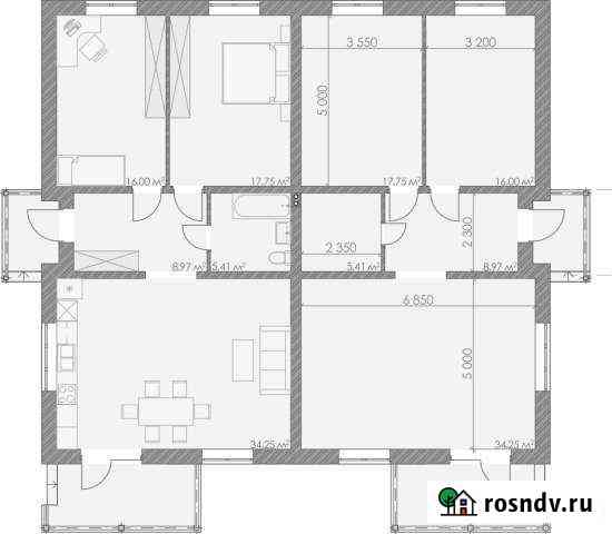Таунхаус 83 м² на участке 4 сот. на продажу в Оренбурге Оренбург