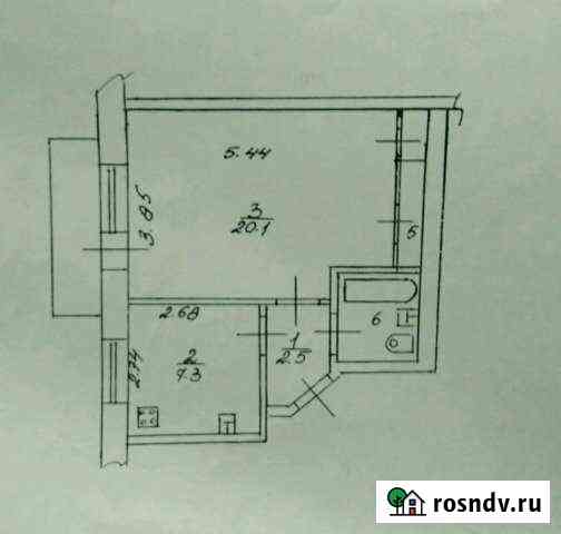 1-комнатная квартира, 35 м², 2/5 эт. на продажу в Боровичах Боровичи