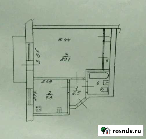 1-комнатная квартира, 35 м², 2/5 эт. на продажу в Боровичах Боровичи - изображение 1