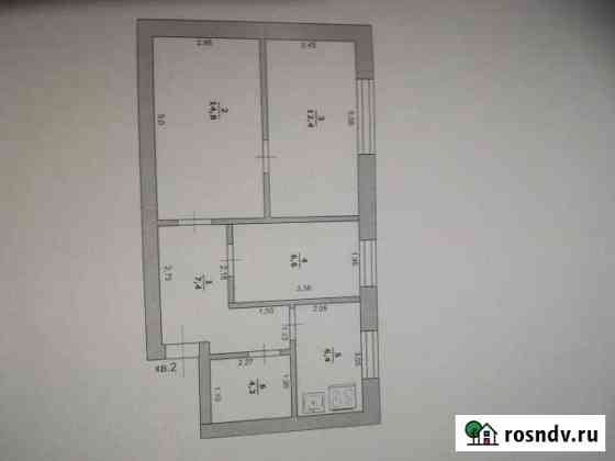 3-комнатная квартира, 54 м², 1/2 эт. на продажу в Валуйках Валуйки