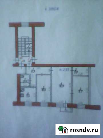 3-комнатная квартира, 54 м², 4/4 эт. на продажу в Вичуге Вичуга - изображение 1