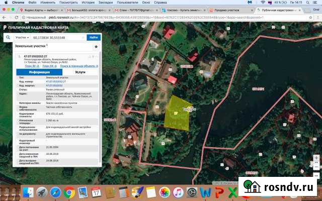 Участок ИЖС 25 сот. на продажу в Токсово Токсово - изображение 1