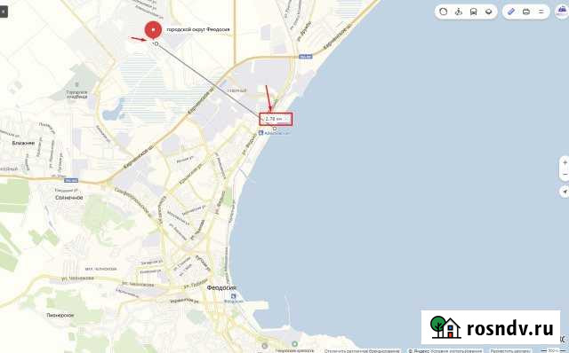 Участок СНТ, ДНП 14 сот. на продажу в Феодосии Феодосия - изображение 1