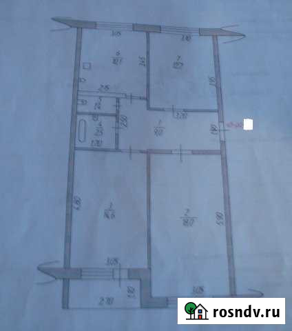 3-комнатная квартира, 67 м², 1/5 эт. на продажу в Нижнем Ломове Нижний Ломов - изображение 1