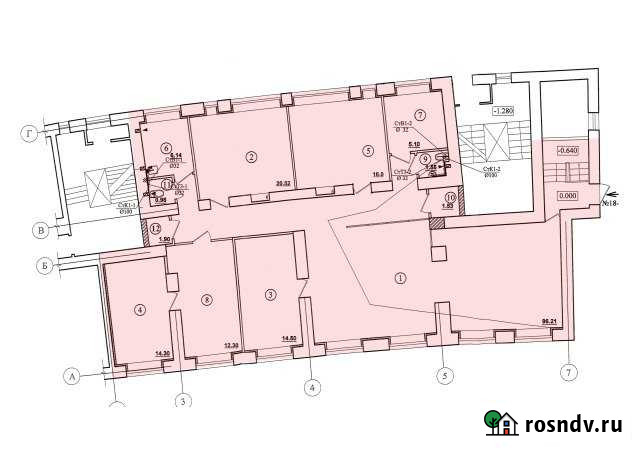 Офисное помещение, 180 кв.м. Санкт-Петербург - изображение 1