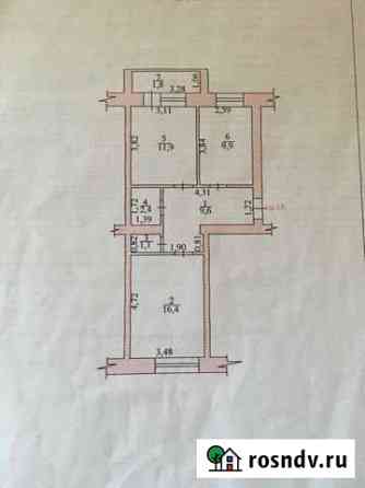2-комнатная квартира, 53 м², 2/4 эт. на продажу в Канаше Канаш