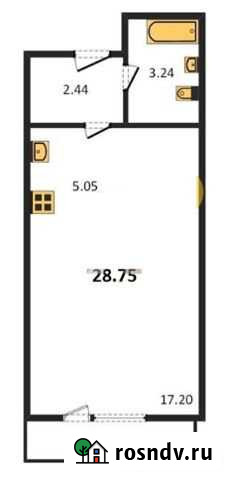 Квартира-студия, 29 м², 14/17 эт. на продажу в Пензе Пенза - изображение 1