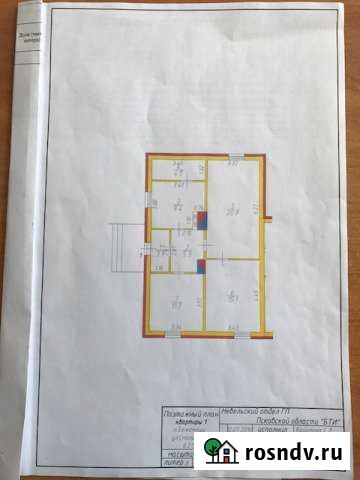 3-комнатная квартира, 70 м², 1/1 эт. на продажу в Бежаницах Бежаницы - изображение 1