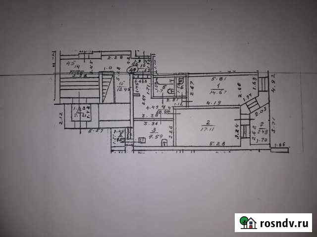 2-комнатная квартира, 54 м², 1/5 эт. на продажу в Нерехте Нерехта - изображение 1