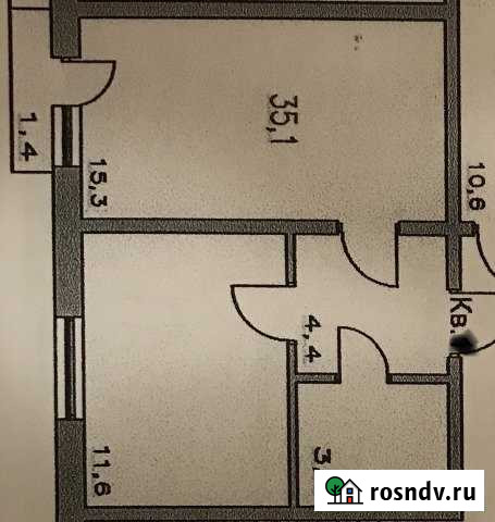 Комната 35 м² в 1-ком. кв., 2/3 эт. на продажу в Новороссийске Новороссийск - изображение 1