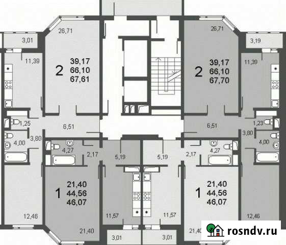 1-комнатная квартира, 46 м², 22/25 эт. на продажу в Долгопрудном Долгопрудный - изображение 1