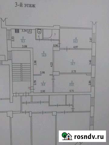 3-комнатная квартира, 91 м², 3/3 эт. на продажу в Ивангороде Ивангород - изображение 1
