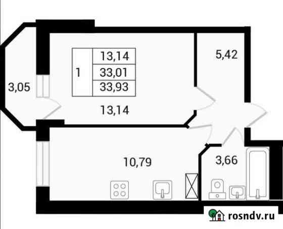 1-комнатная квартира, 34 м², 4/8 эт. на продажу в Сертолово Сертолово