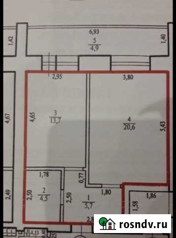 1-комнатная квартира, 49 м², 12/12 эт. на продажу в Чите Чита - изображение 1