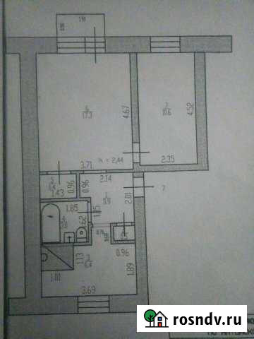 2-комнатная квартира, 43 м², 2/2 эт. на продажу в Алейске Алейск - изображение 1