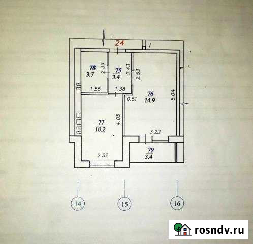 1-комнатная квартира, 32 м², 2/2 эт. на продажу в Большой Глушице Большая Глушица - изображение 1