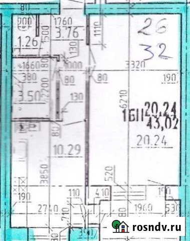 1-комнатная квартира, 43 м², 3/4 эт. на продажу в Торжке Торжок - изображение 1