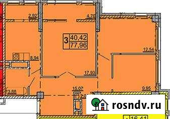 3-комнатная квартира, 78 м², 9/18 эт. на продажу в Белгороде Белгород - изображение 1