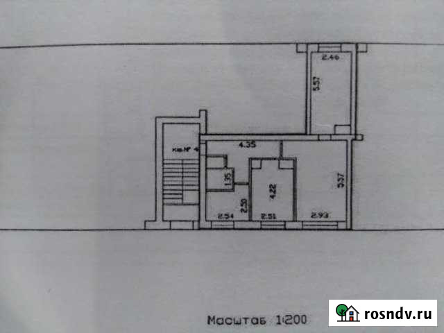 3-комнатная квартира, 57 м², 1/5 эт. на продажу в Гороховце Гороховец - изображение 1