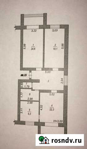 3-комнатная квартира, 99 м², 4/5 эт. на продажу в Дубовом Дубовое - изображение 1