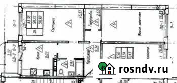 2-комнатная квартира, 60 м², 6/16 эт. на продажу в Чебоксарах Чебоксары - изображение 1