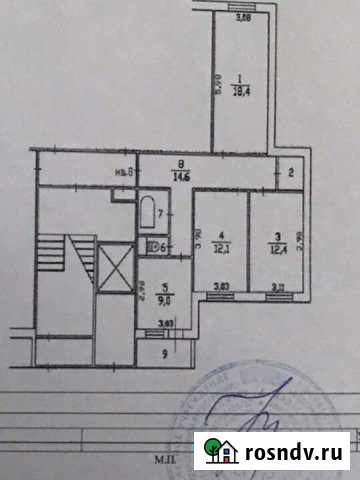 3-комнатная квартира, 72 м², 2/7 эт. на продажу во Всеволожске Всеволожск - изображение 1