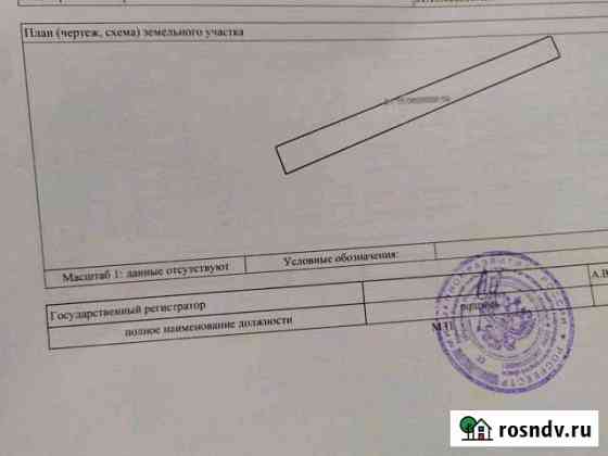 Участок СНТ, ДНП 12 сот. на продажу в Стрелецком Стрелецкое