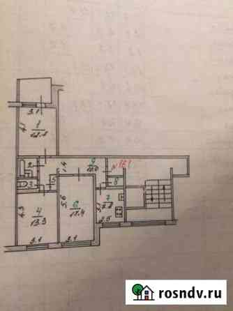 3-комнатная квартира, 69 м², 5/9 эт. на продажу во Мценске Мценск