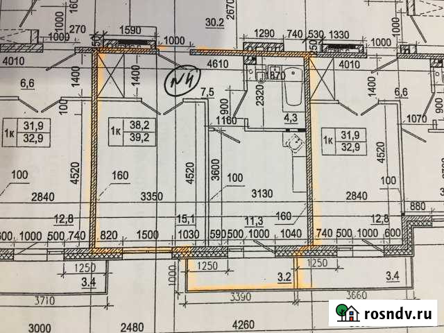 1-комнатная квартира, 41 м², 1/9 эт. на продажу в Маркове Маркова - изображение 1