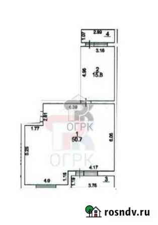 2-комнатная квартира, 66 м², 3/3 эт. на продажу в Кашире Кашира