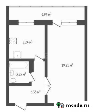 1-комнатная квартира, 44 м², 10/12 эт. на продажу в Петрозаводске Петрозаводск - изображение 1