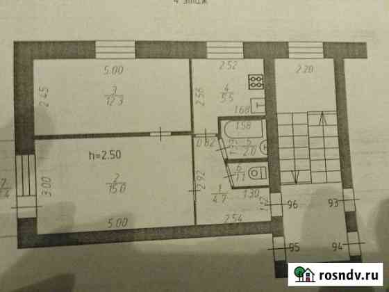 2-комнатная квартира, 41 м², 4/5 эт. на продажу в Бежецке Бежецк