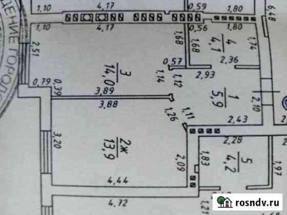 1-комнатная квартира, 38 м², 4/6 эт. на продажу в Гурьевске Калининградской области Гурьевск