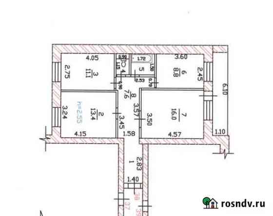 3-комнатная квартира, 65 м², 7/9 эт. в аренду на длительный срок в Абакане Абакан