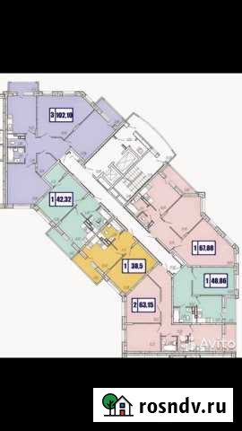 1-комнатная квартира, 42 м², 5/13 эт. на продажу в Новочебоксарске Новочебоксарск - изображение 1