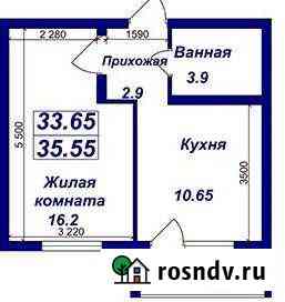 1-комнатная квартира, 35 м², 2/3 эт. на продажу в Нежинке Нежинка