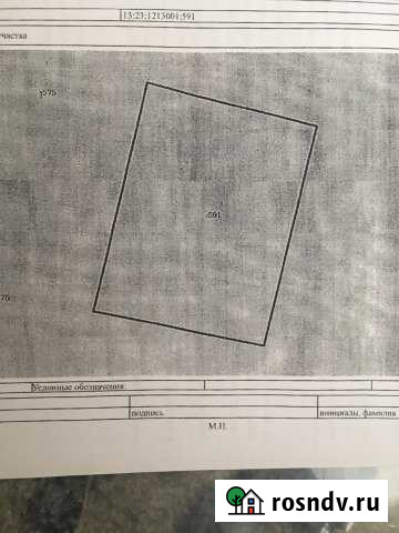 Участок СНТ, ДНП 10 сот. на продажу в Саранске Саранск - изображение 1