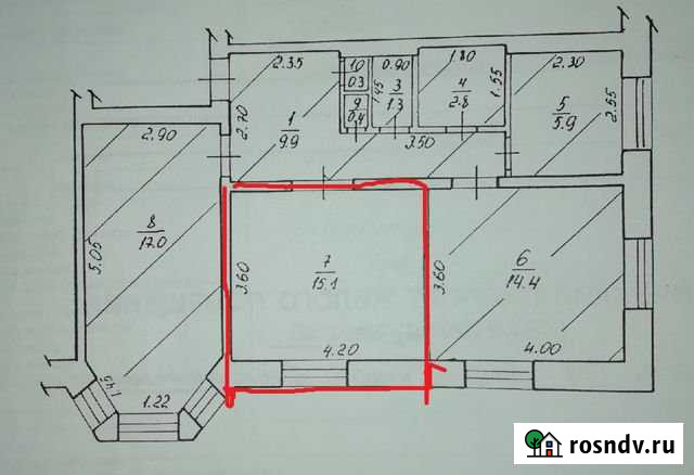 Комната 15 м² в 3-ком. кв., 1/2 эт. на продажу в Салавате Салават - изображение 1