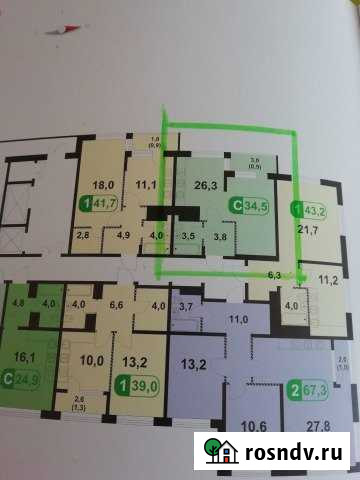 Квартира-студия, 34 м², 5/19 эт. на продажу в Анапе Анапа - изображение 1