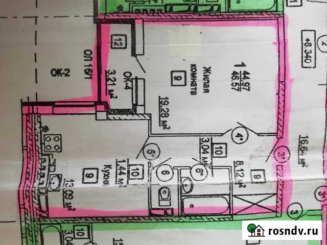 1-комнатная квартира, 47 м², 4/5 эт. на продажу в Арзамасе Арзамас - изображение 1