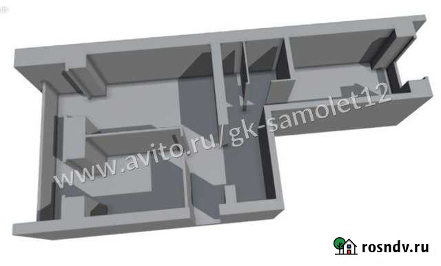 2-комнатная квартира, 57 м², 3/9 эт. на продажу в Йошкар-Оле Йошкар-Ола - изображение 1
