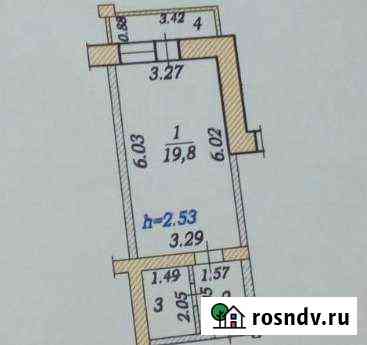 Квартира-студия, 29 м², 3/9 эт. на продажу в Чебоксарах Чебоксары