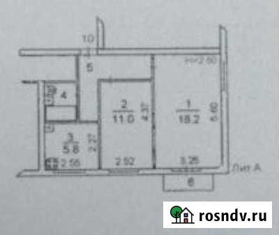 2-комнатная квартира, 44 м², 3/5 эт. на продажу в Хотьково Хотьково - изображение 1