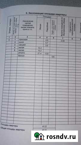 2-комнатная квартира, 41 м², 4/5 эт. на продажу в Пряже Пряжа - изображение 1