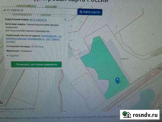 Участок СНТ, ДНП 800 сот. на продажу в Детчино Детчино