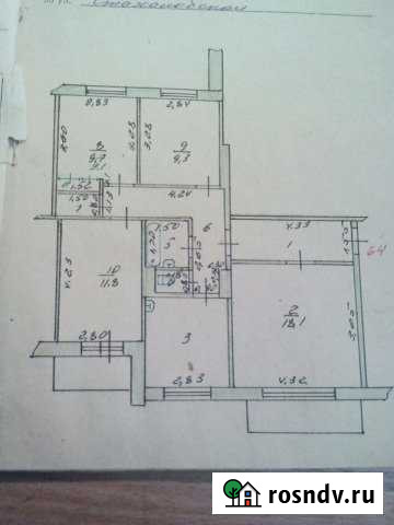 4-комнатная квартира, 76 м², 4/9 эт. на продажу в Бийске Бийск - изображение 1