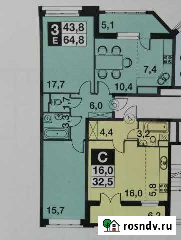 Квартира-студия, 32 м², 4/9 эт. на продажу в Развилке Развилка - изображение 1